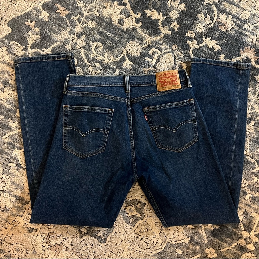 Levi 505 Blue Jeans - 32 x 32
